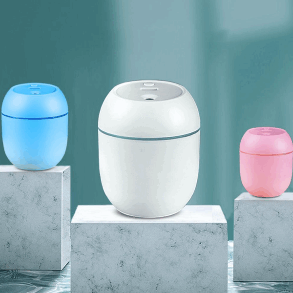 Humidificador de aire portátil 250 ml microatomizador USB atomizador de niebla fría con lámpara