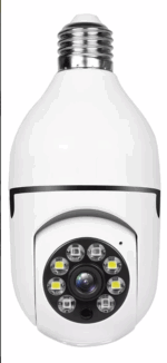 Cámara Home Bulb Camera Hd Inalámbrica Con Detección De Movi - Imagen 2