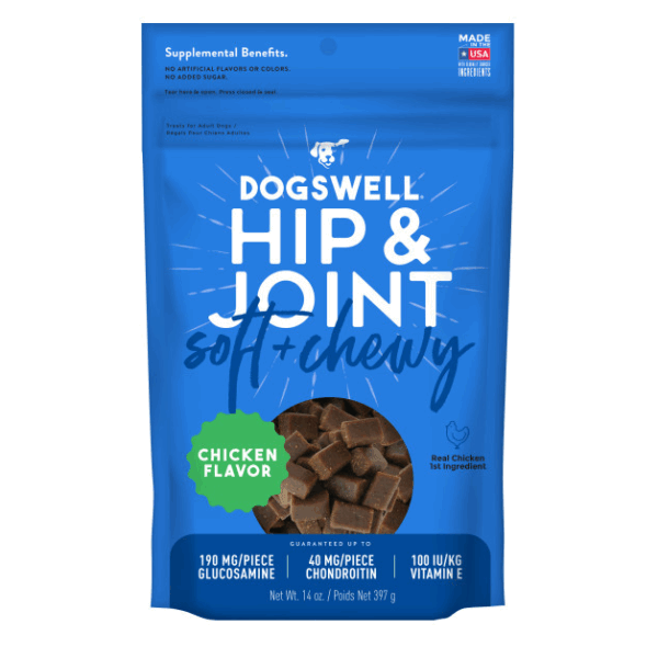 Dogswell Patas y articulaciones de pollo blandas y masticables 14 oz