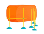 Zip & Zoom Indoor Dog Agility Training Kit para perros, multicolor