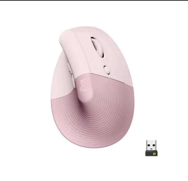 Mouse Ergonómico Avanzado Logitech Lift Vertical / Rosado