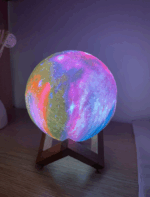 1 pieza Luz de la decoración con diseño de luna