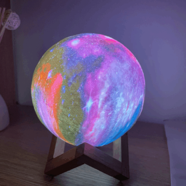 1 pieza Luz de la decoración con diseño de luna