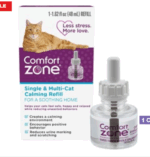 Recambio calmante Comfort Zone para gatos individuales y múltiples, 1 paquete, 48 ml