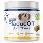 ProDen PlaqueOff masticables suaves con algas naturales, para perros de raza pequeña y mediana, 45 unidades