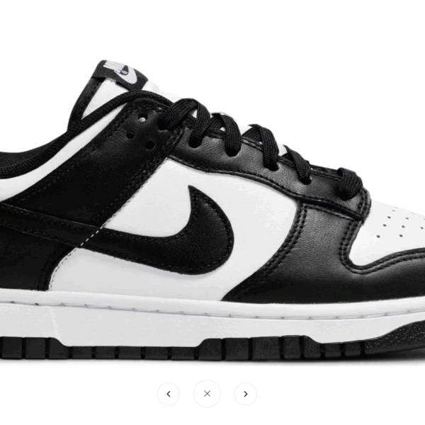 NIKE DUNK LOW NEGRO BLANCO TALLA 10