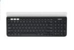 Teclado Bluetooth Logitech K780 Qwerty Inglés Us Color Negro Y Blanco
