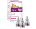 Comfort Zone 3 recambios de difusor de feromonas calmantes para gatos (90 días)