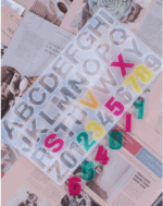 SHEIN Molde del alfabeto