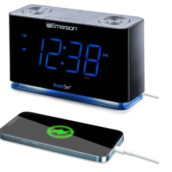 Emerson Smartset - Reloj despertador de radio