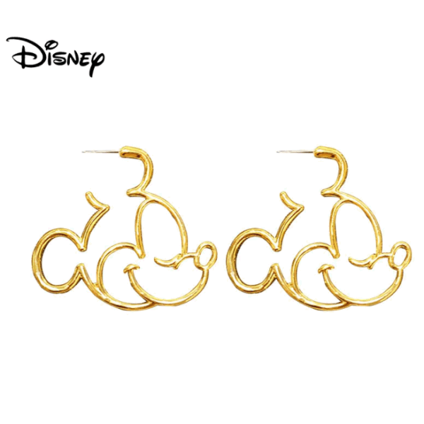 Disney-pendientes de Mickey Mouse para mujer