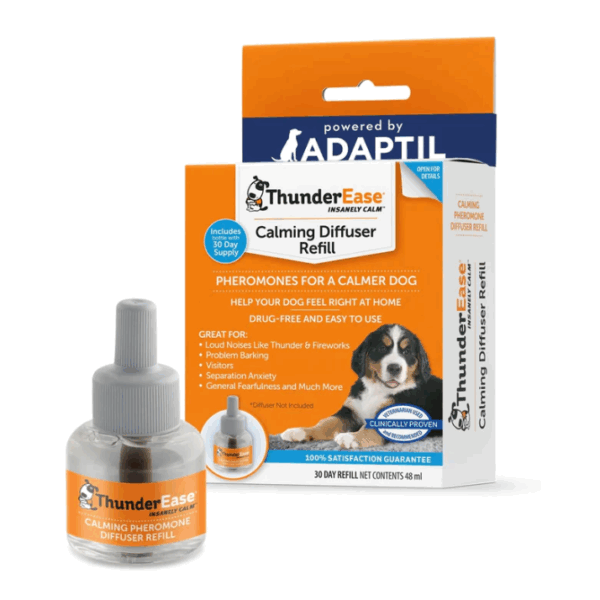 RECAMBIO DE DIFUSOR CALMANTE THUNDEREASE PARA PERROS RECARGA DE 30 DÍAS