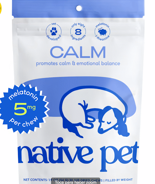 Native Pet, Masticables calmantes para perros cantidad de 120
