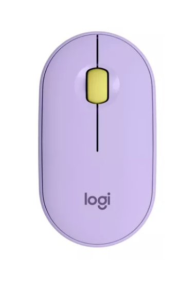 Mouse Inalámbrico Logitech Pebble M350 Lavanda