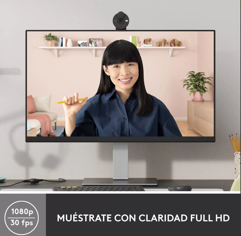 Screenshot_2-13-2.png Webcam Logitech Brio 300, Full Hd 1080p, Rightlight 2, Usb-c - Imagen 3