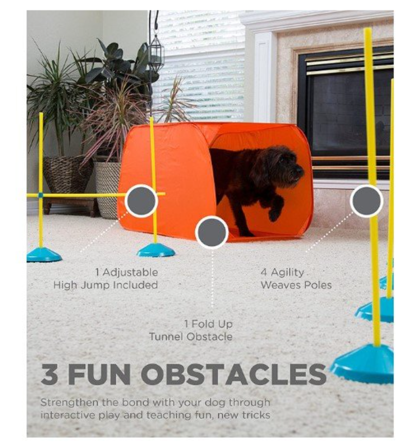 Screenshot_2-144.png Zip & Zoom Indoor Dog Agility Training Kit para perros, multicolor - Imagen 2