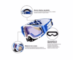 Goggles Motocross De Tácticas Ajustables Para Sport Gafas - Imagen 3