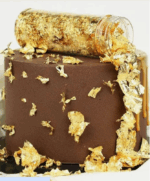 1 paquete de decoración de lámina de papel, copos de lámina metálica dorada dorada para joyería artesanal - Imagen 3