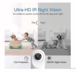 Cámara Wifi Interior, Goowls Home Security Pet Dog Ptz 2.4gh - Imagen 2