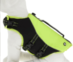 Arcadia Trail Chaleco salvavidas amarillo de alta visibilidad para perros, ayuda a la flotación S