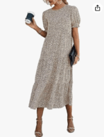 PRETTYGARDEN - Vestido de estilo bohemio