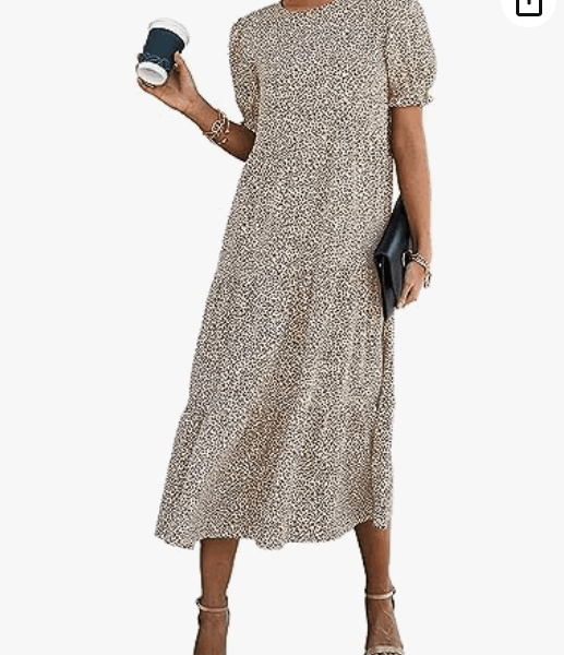 PRETTYGARDEN - Vestido de estilo bohemio