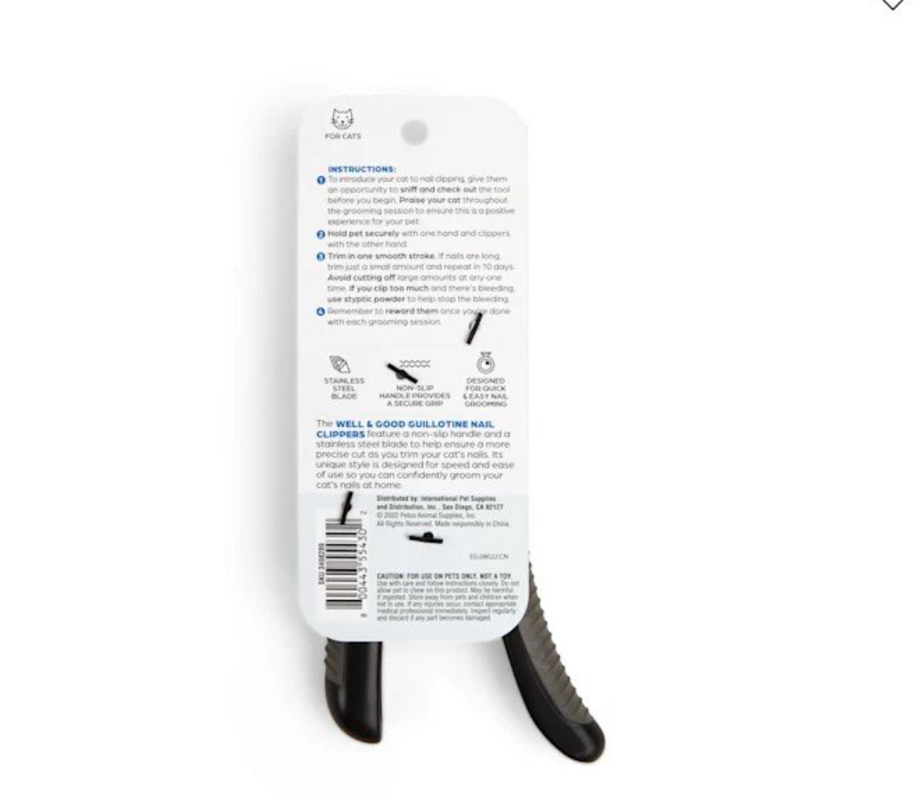 Screenshot_2-7-4.png Cortaúñas para gatos Well & Good Guillotine - Imagen 2