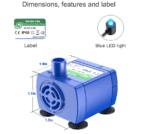 Bomba de fuente de agua para gatos - Imagen 2