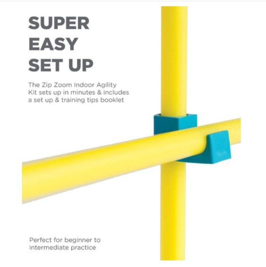 Screenshot_3-100.png Zip & Zoom Indoor Dog Agility Training Kit para perros, multicolor - Imagen 3
