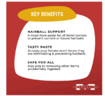 Marshall Ferret Lax Hairball y remedio de obstrucción para hurones, 3 onzas - Imagen 3