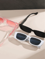 3 pares gafas de moda con montura cuadrada accesorios de viaje - Imagen 3