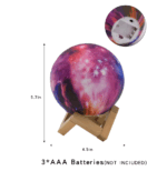 1 pieza Luz de la decoración con diseño de luna - Imagen 3