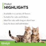 Tomlyn Laxatone® Hairball Remedy Gel con sabor a atún para gatos, 2.5 oz. - Imagen 3