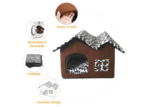 Cama Casa para Perros Gatos - Imagen 3
