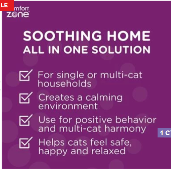 Screenshot_4-11-3.png Recambio calmante Comfort Zone para gatos individuales y múltiples, 1 paquete, 48 ml - Imagen 4