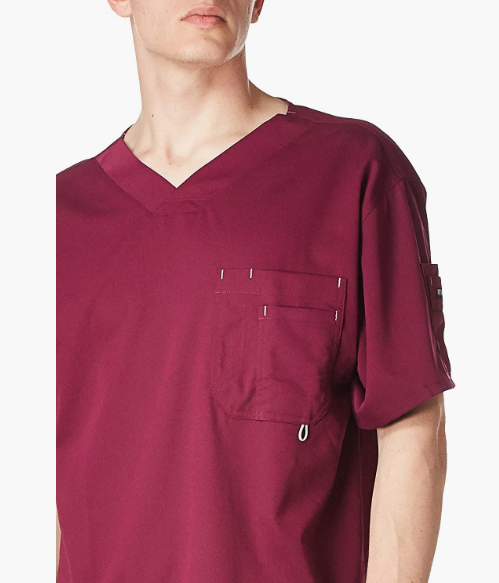 Playera hospitalaria con cuello en V, calce moderno, para hombre Grey's Anatomy XL