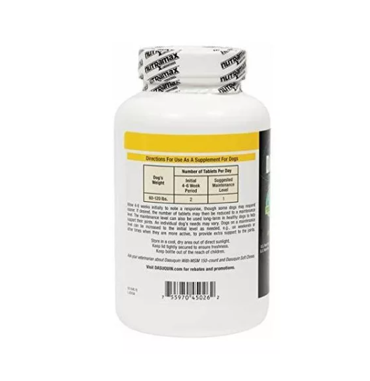 Screenshot_4-31-5.png Suplemento Articular #1 Nutramax Dasuquin® con MSM: 84 Tabletas Masticables para Perros Grandes (60+ lb) - Imagen 3