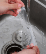 1 rollo de cinta impermeable transparente, cinta de doble cara resistente - Imagen 4