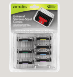 set de peines universales de acero inoxidable andis de 8 piezas - Imagen 5