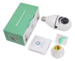 Cámara Home Bulb Camera Hd Inalámbrica Con Detección De Movi