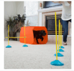 Zip & Zoom Indoor Dog Agility Training Kit para perros, multicolor - Imagen 5