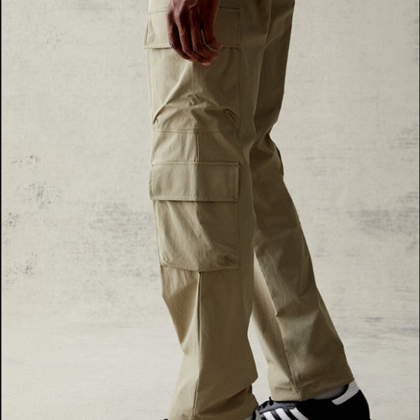 PacSun pantalones cargo deportivos color olivo M