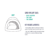 Cama estilo cabaña para gatos con forma de pirámide de pelo rosa degradado Whisker City - Imagen 5