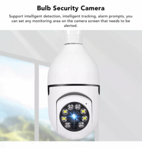 Cámara Home Bulb Camera Hd Inalámbrica Con Detección De Movi - Imagen 5