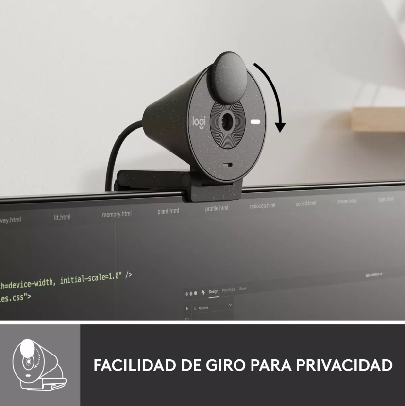 Screenshot_6-2-3.png Webcam Logitech Brio 300, Full Hd 1080p, Rightlight 2, Usb-c - Imagen 7