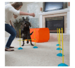 Zip & Zoom Indoor Dog Agility Training Kit para perros, multicolor - Imagen 6