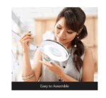 Lámpara De Pie Con Aumento De Base Rodante De 6 Ruedas - Imagen 6