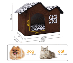 Cama Casa para Perros Gatos - Imagen 7