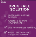 Comfort Zone Multi-Cat Two Room Kit difusor calmante para gatos, 30 días - Imagen 6