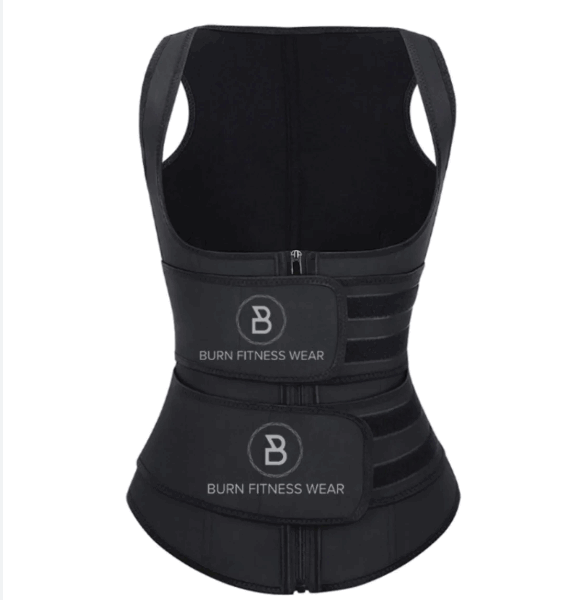 Burn Fitness Wear Faja de entrenamiento de cintura para mujer M